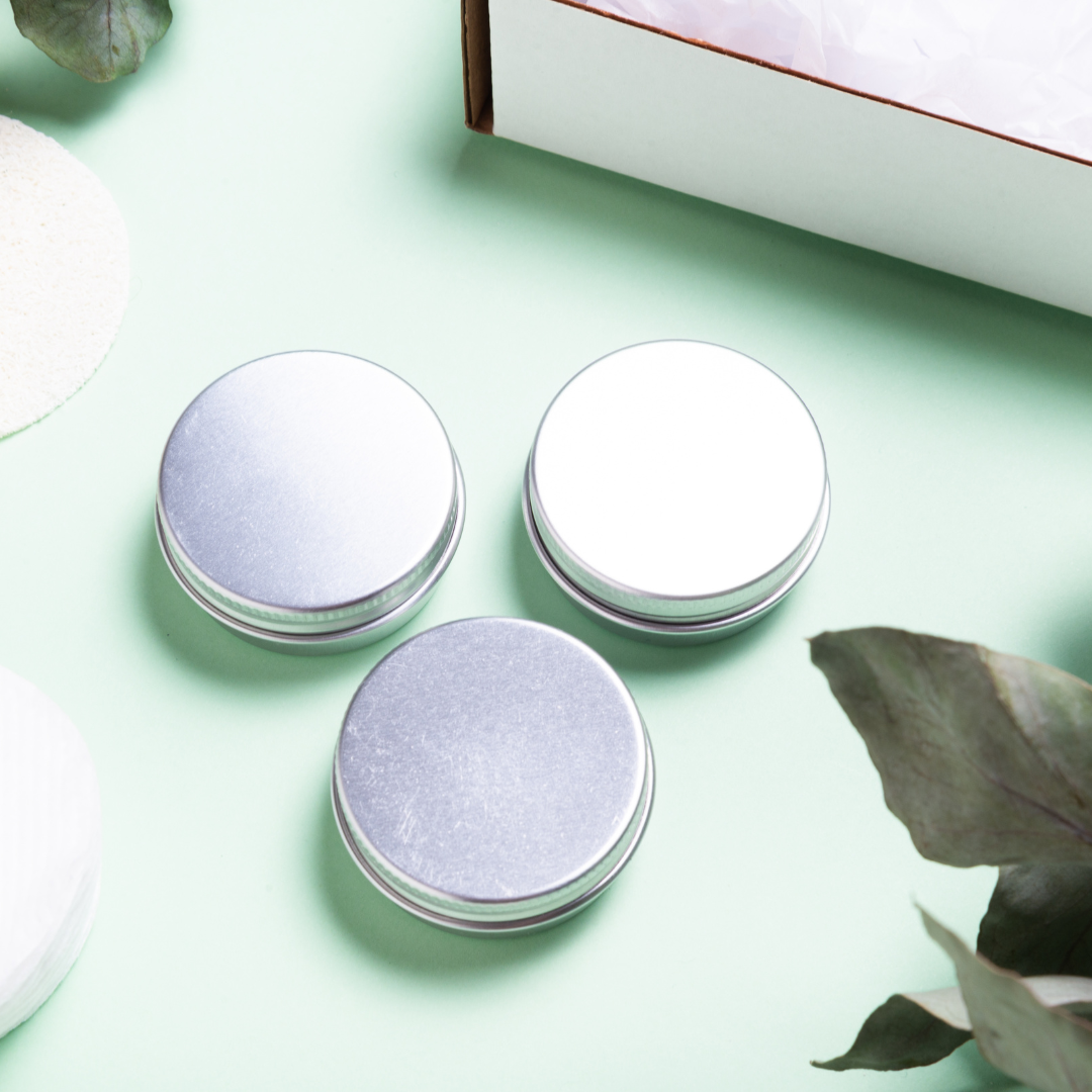 Zilveren Container / Blik  Aluminium 30 ml (2 stuks)