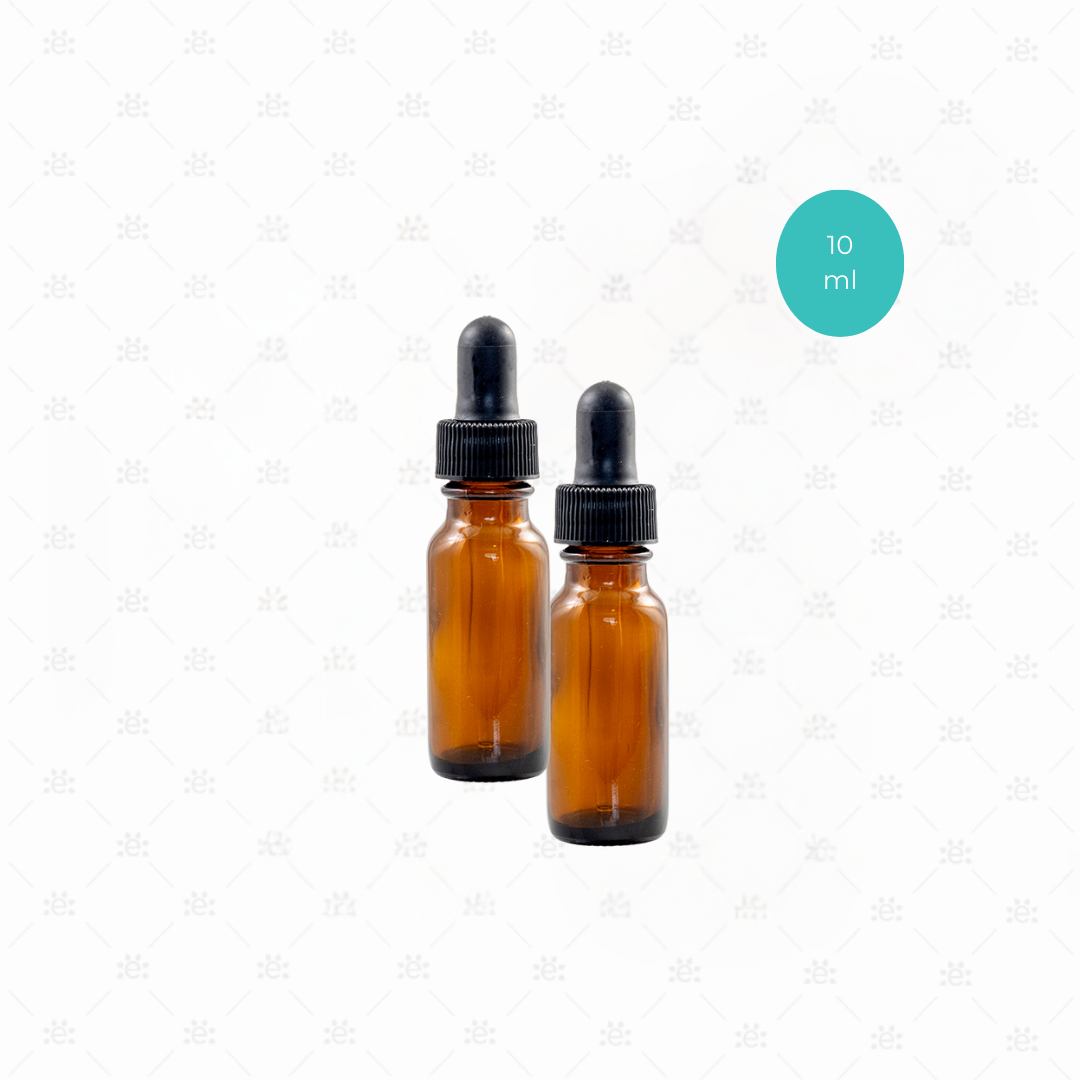 10ml Amber Dropper / Pipet Flessen (2 stuks)