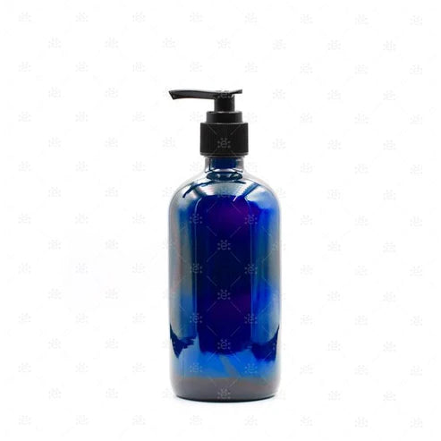 240 ml Blauwe Glazen Pomp Fles