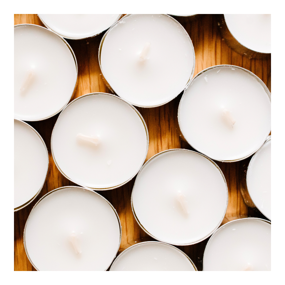 Tasses Waxinelicht (y compris lontjes) - Set van 10