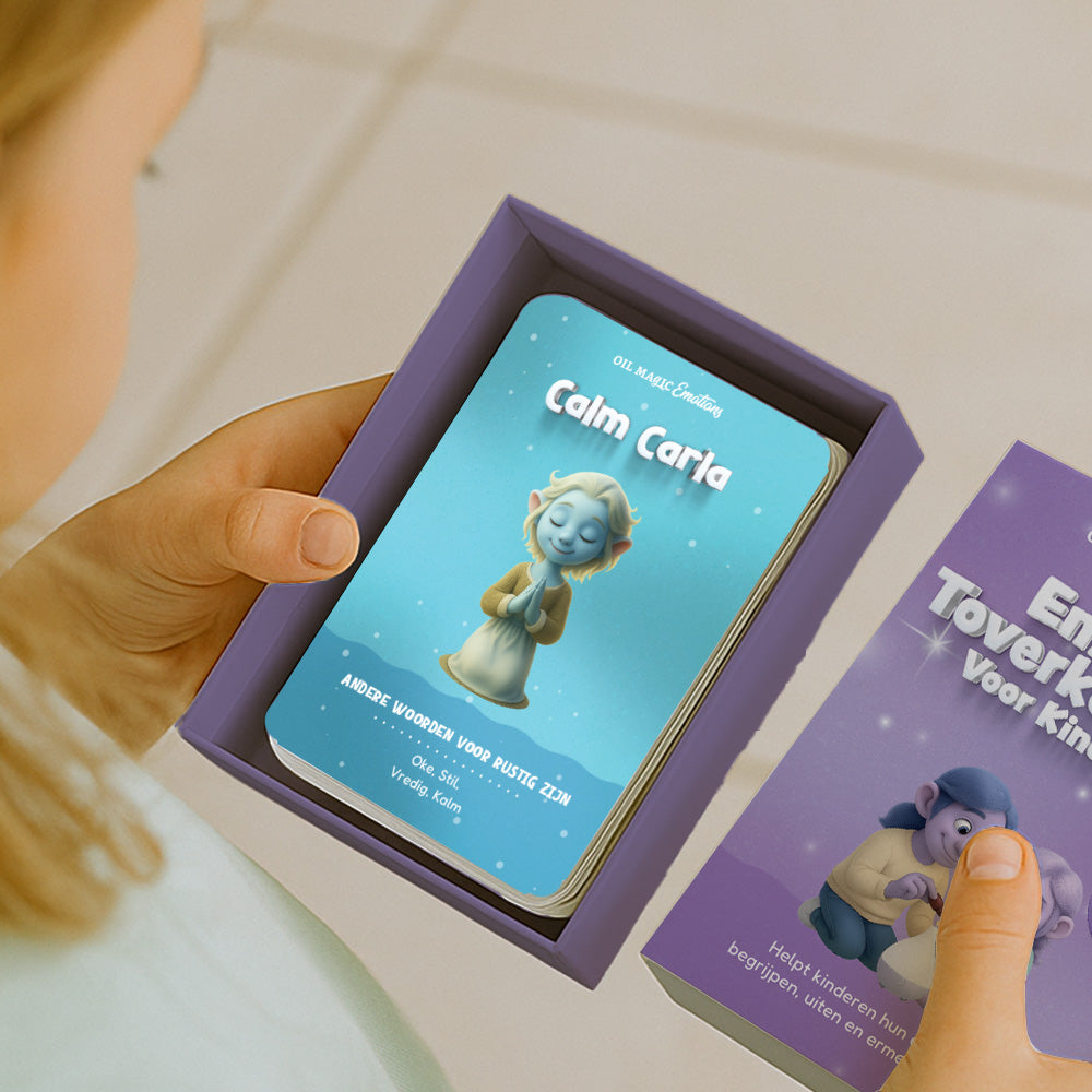 PRE ORDER: OIL MAGIC Emotie Toverkaarten voor kinderen (Nederlands, Engels of Frans)