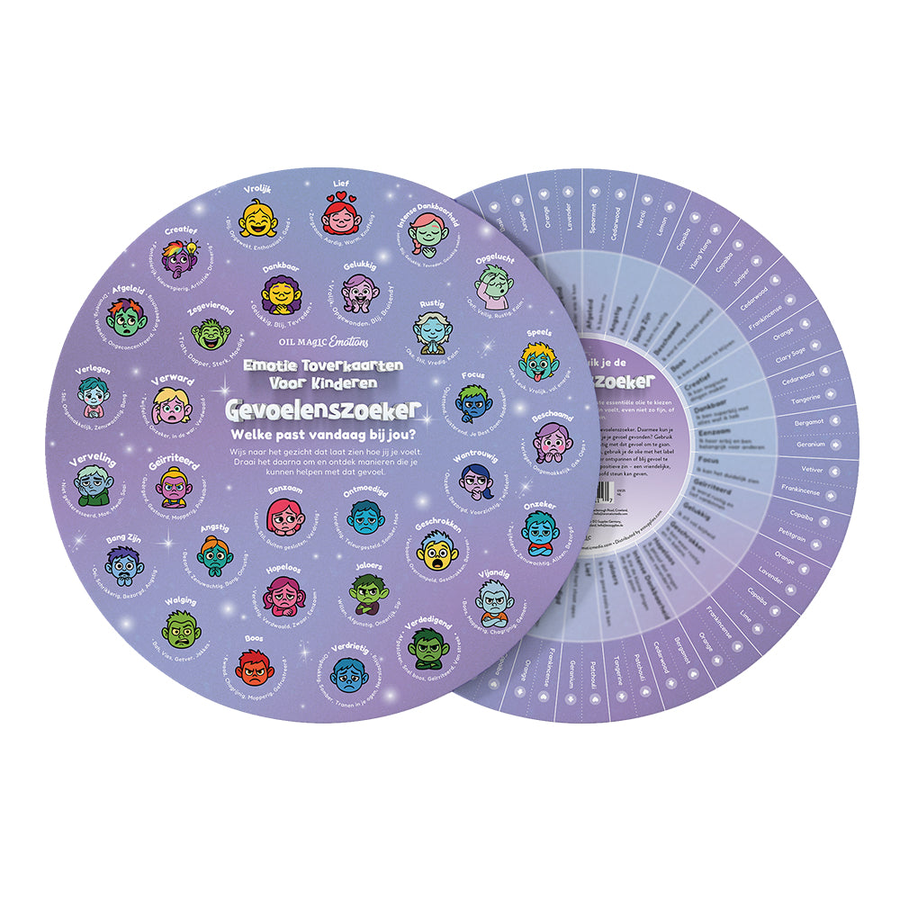 Oil Magic for Kids – Feelings Finder Kompas - NEDERLANDS