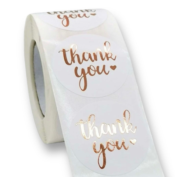 Labels: Thank You ♥ - (15 stuks)