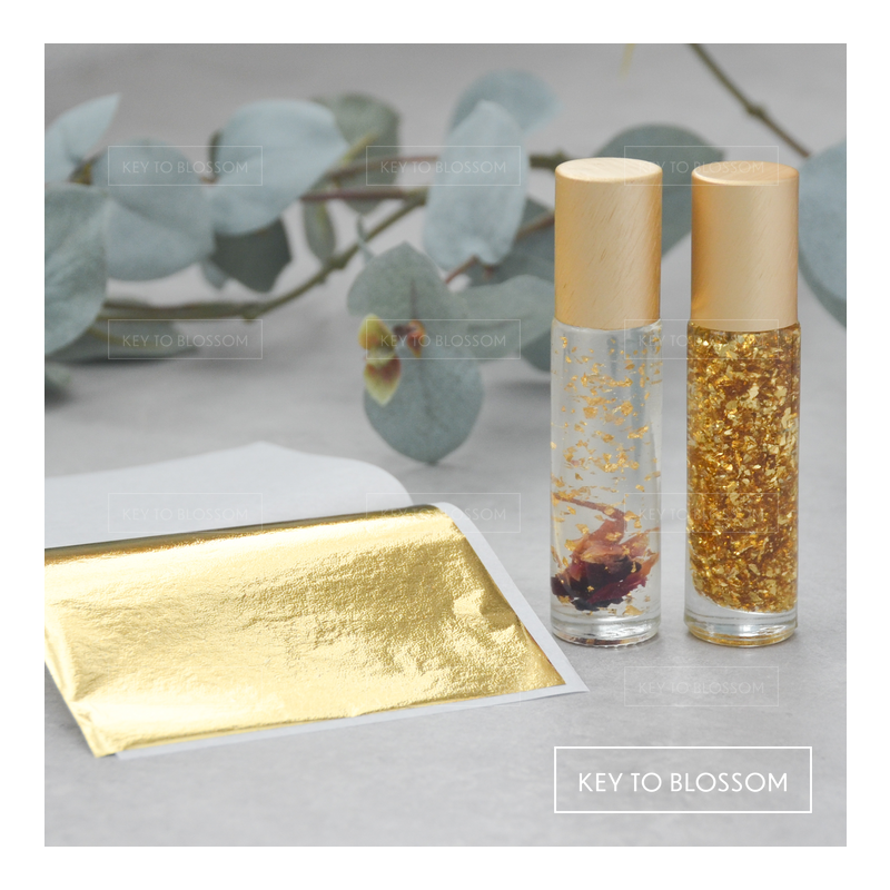 Rozenkwarts Luxe Edelsteenroller (3 pièces)