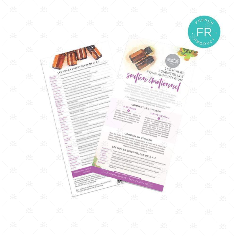 Essential Knowledge Series:  Oils For Emotional Support (Single) - French Rack Cards