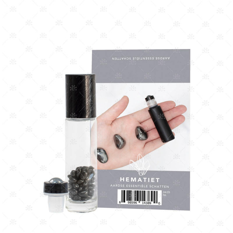 Ensemble de rollerfles Hematiet Edelsteen