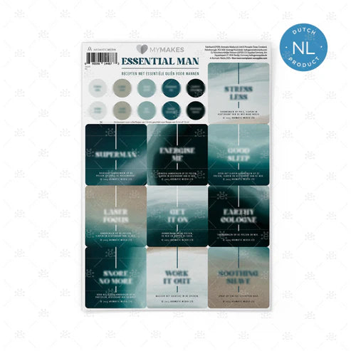 MyMakes : Essential Man - Feuille d'étiquettes