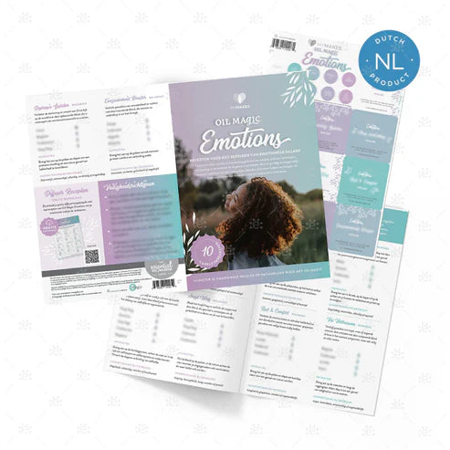 MyMakes : Huiles essentielles et émotions NL - Kit de recettes et d'étiquettes