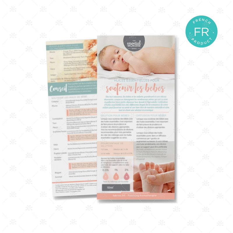 Supporting Babies Rack Card (Single) - French Cards
